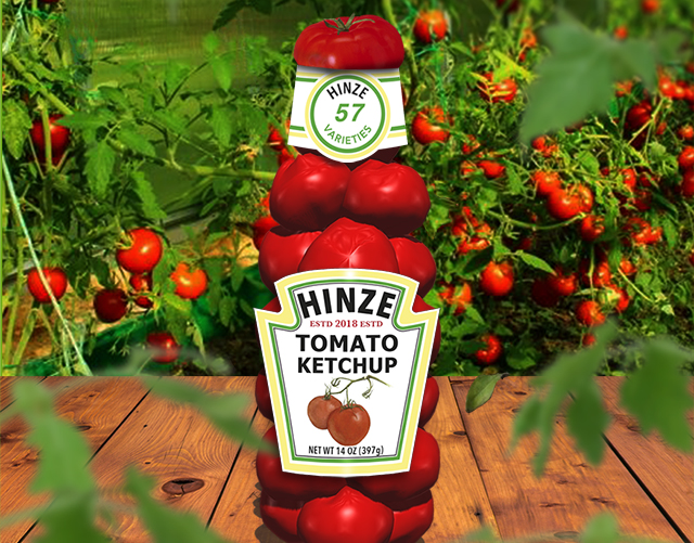 Hinze Ketchup Plakat